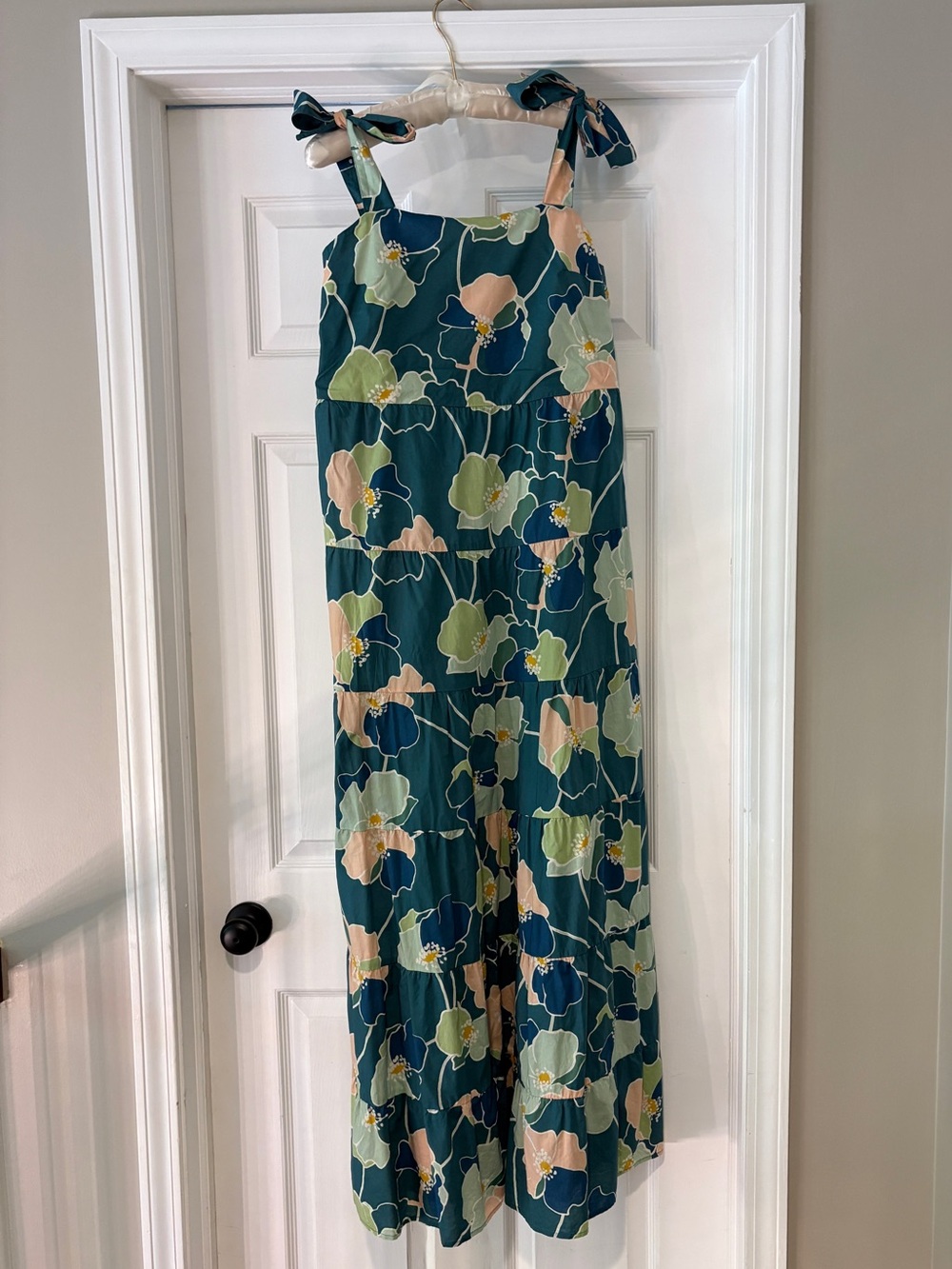 Sézane Annie Floral Maxi Dress size US 6 FR 38